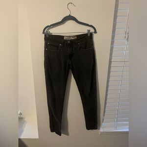 Black Skinny Jeans with Smooth Texture